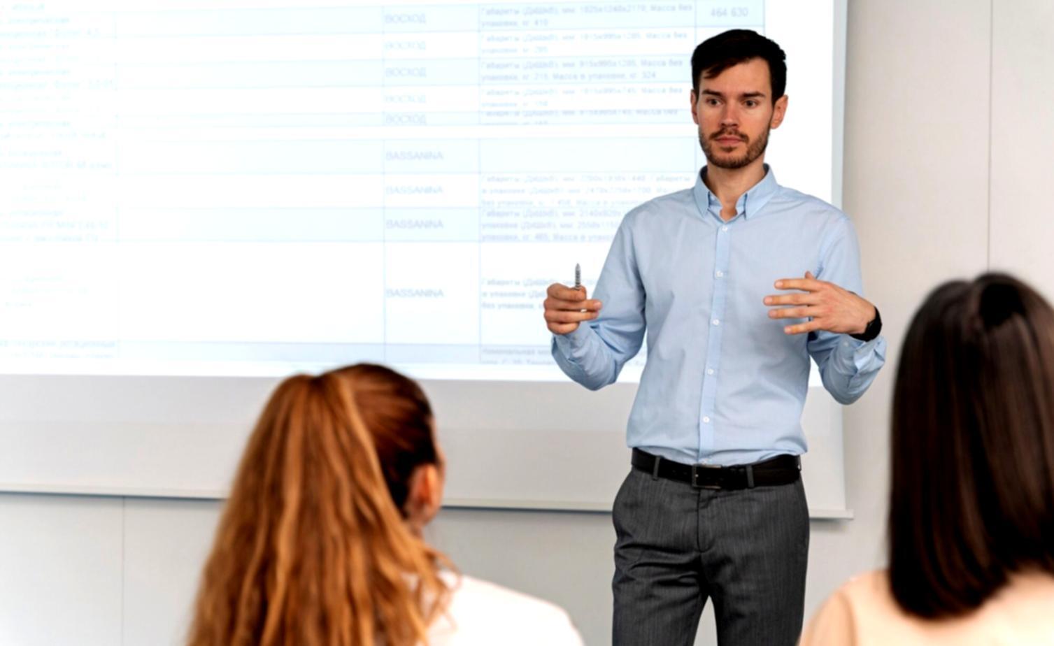 Business professionals collaborating on financial strategy